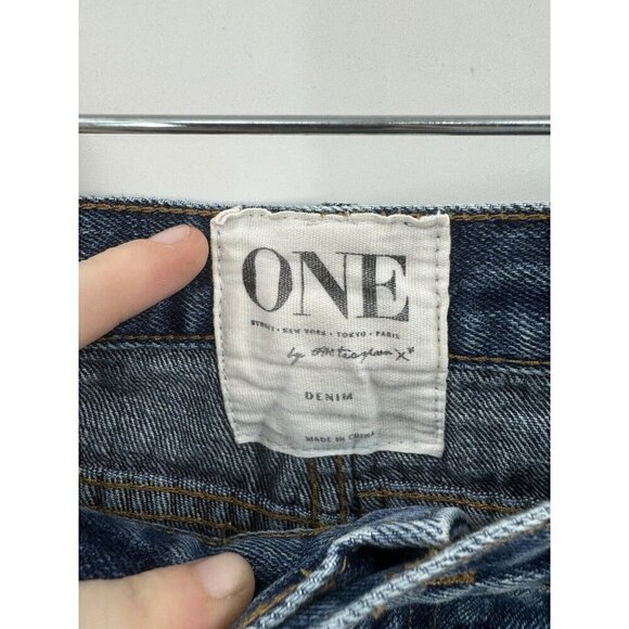 ONE teaspoon Jeans Awesome Baggies, Distressed Low Waist Medium Rise Size 24 - Picture 4 of 9